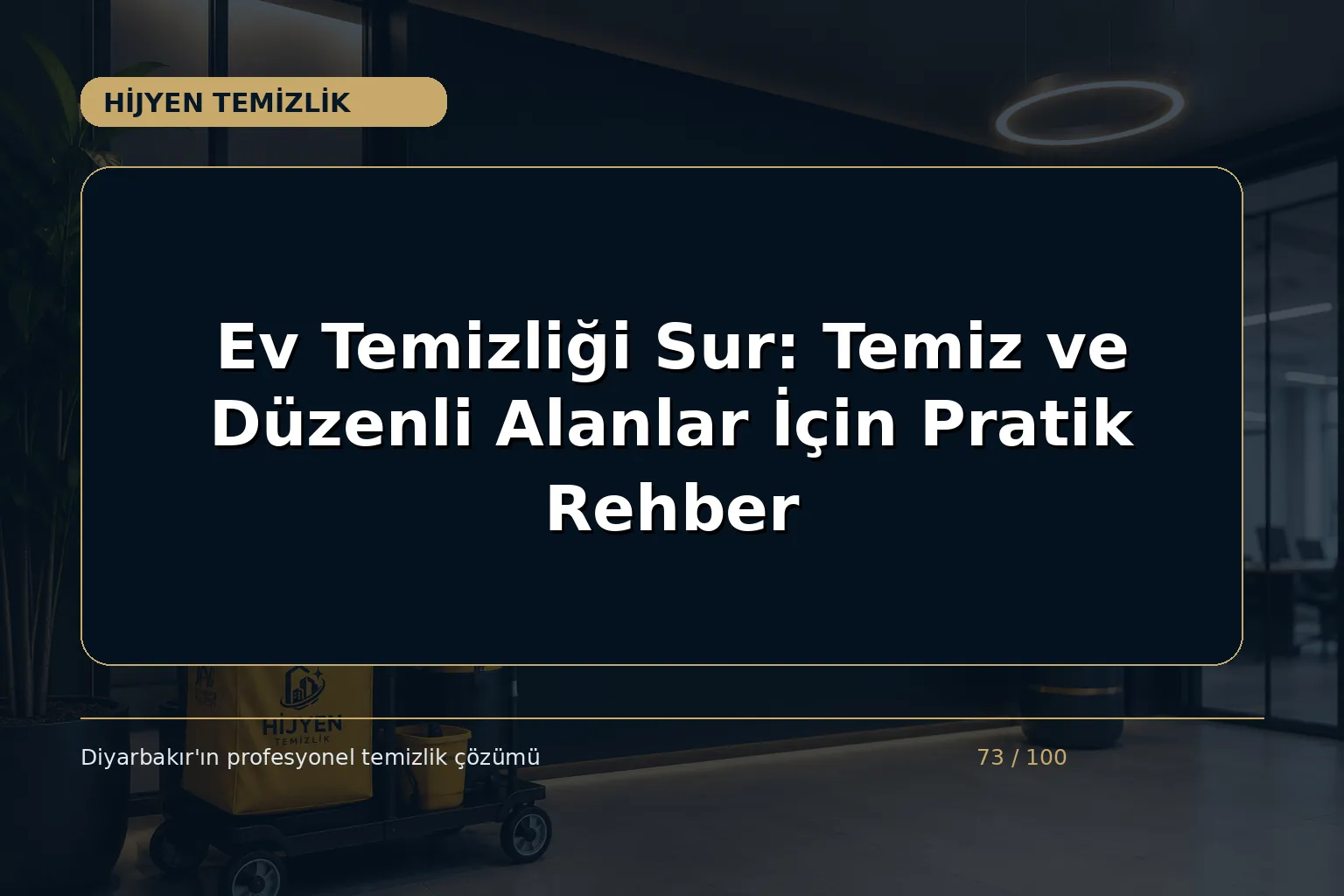 Ev Temizliği Sur: Temiz ve Düzenli Alanlar İçin Pratik Rehber