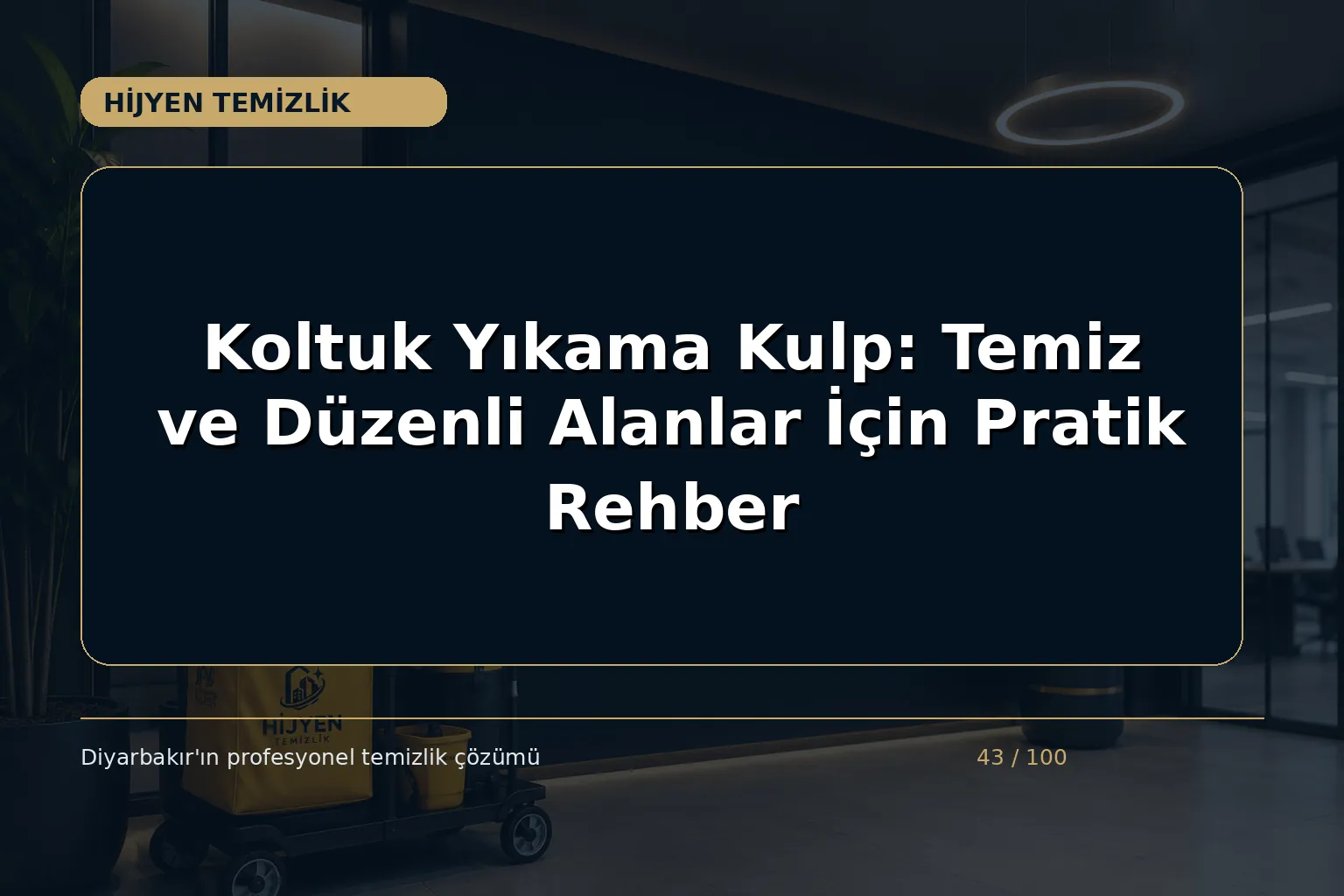 Koltuk Yıkama Kulp: Temiz ve Düzenli Alanlar İçin Pratik Rehber