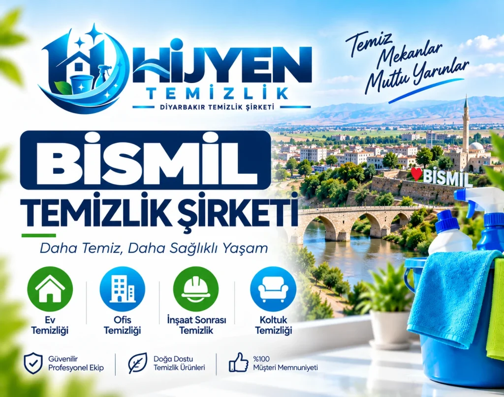 Bismil Temizlik Şirketi Ev, İş Yeri ve Profesyonel Temizlik