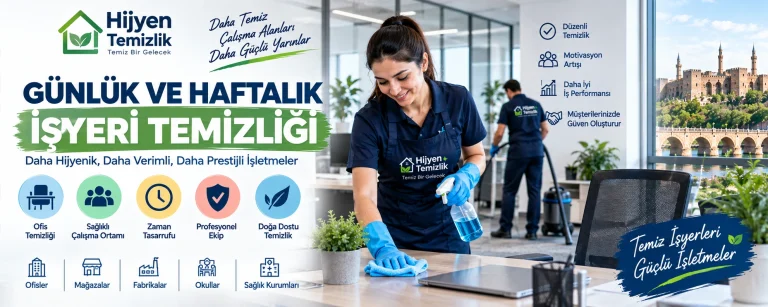 Diyarbakır’da Günlük ve Haftalık İşyeri Temizliği