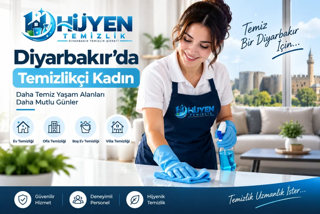 Diyarbakır Temizlikçi Kadın | Profesyonel Ev Temizliği