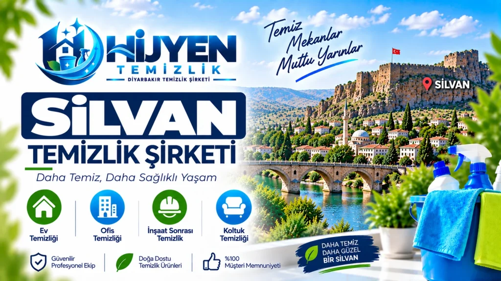 Silvan Temizlik Şirketi Ev, İş Yeri ve Profesyonel Temizlik