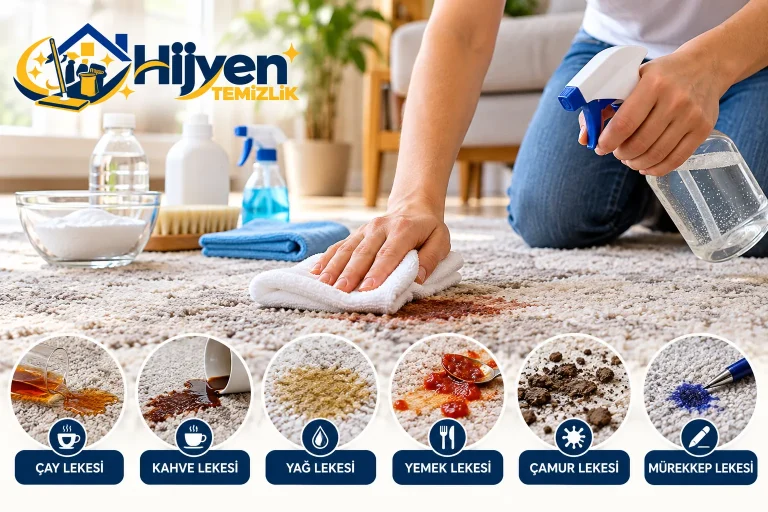 Halıdaki Lekeler İçin Evde Hangi Yöntemler Güvenlidir?