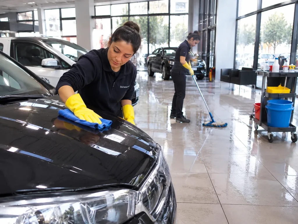 Oto Galeri Temizliği Showroom, Lastik İzi ve Müşteri Alanı İçin Diyarbakır Rehberi