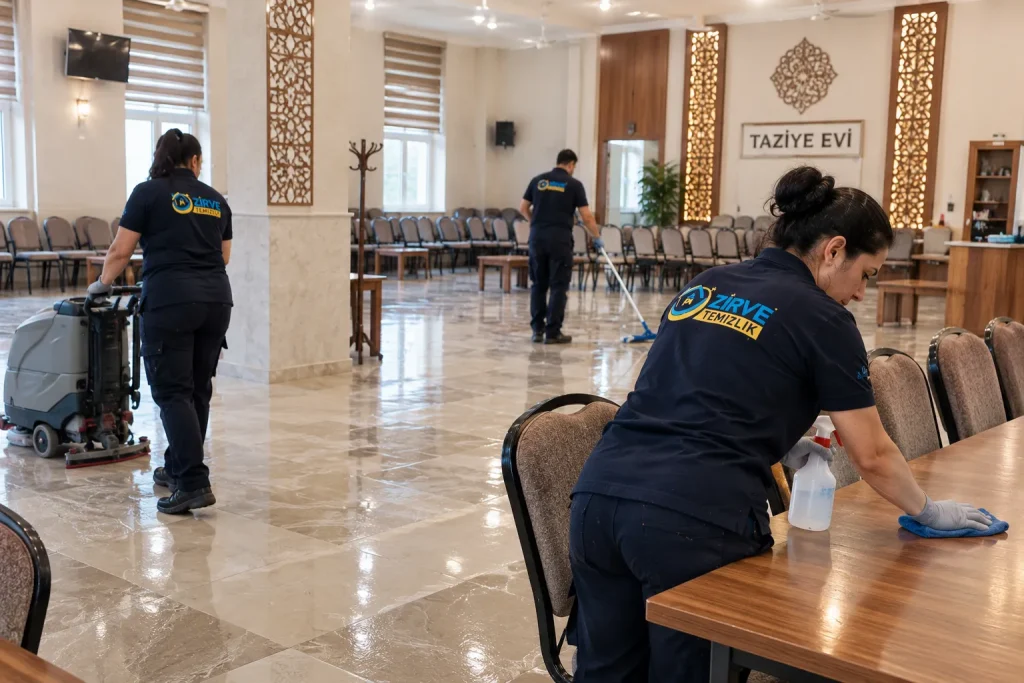Diyarbakır Taziye Evinde Profesyonel Temizlik